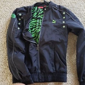 Womens Puma windbreaker jacket